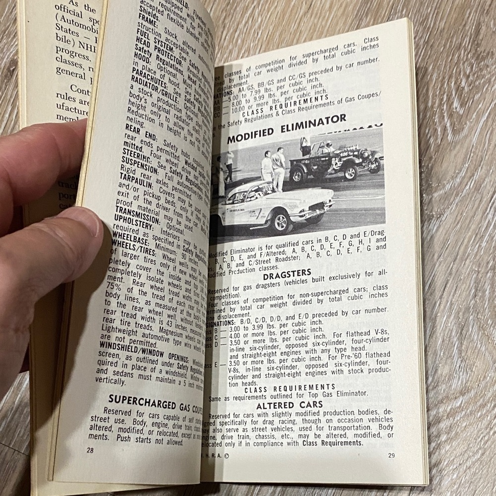 Vintage National Hot Rod Association ~ Drag Racing Rule Books 1970 and 1971 - Picture 5 of 9